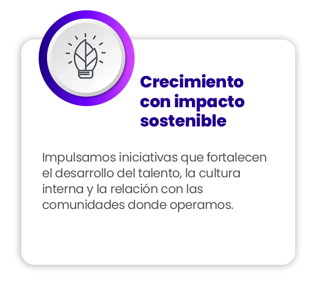 Crecimiento con impacto sostenible
